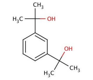 &alpha;,&alpha;,&alpha;&prime;,&alpha;&prime;-Tetramethyl-1,3-benzenedimethanol (CAS 1999-85-5) - chemical structure image