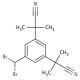 α,α,α′,α′-Tetramethyl-5-(dibromomethyl)-1,3-benzenediacetonitrile (CAS 1027160-12-8) - chemical structure image