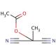 α,α-Dicyanoethyl acetate (CAS 7790-01-4) - chemical structure image