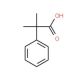 α,α-Dimethylphenylacetic acid (CAS 826-55-1) - chemical structure image