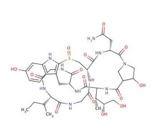 &alpha;-Amanitin (CAS 23109-05-9) - chemical structure image