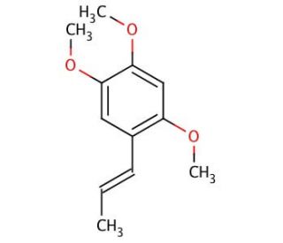 &alpha;-Asarone (CAS 2883-98-9) - chemical structure image