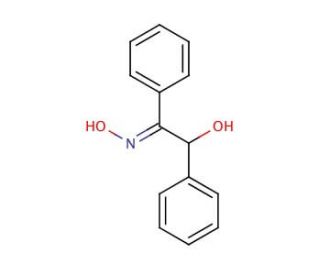 &alpha;-Benzoin oxime (CAS 441-38-3) - chemical structure image