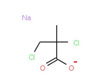 &alpha;,&beta;-Dichloroisobutyric Acid (CAS 1899-36-1) - chemical structure image
