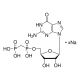 α,β-Methyleneguanosine 5′-diphosphate sodium salt (CAS 161308-39-0) - chemical structure image