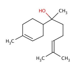 &alpha;-Bisabolol (CAS 515-69-5) - chemical structure image
