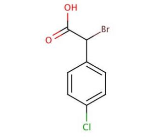 &alpha;-Bromo-4-chlorophenylacetic acid (CAS 3381-73-5) - chemical structure image