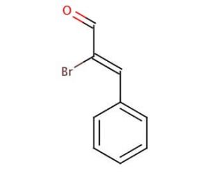 &alpha;-Bromocinnamaldehyde (CAS 5443-49-2) - chemical structure image