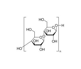 &alpha;-Cellulose (CAS 9004-34-6) - chemical structure image