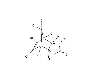&alpha;-Chlordane (CAS 5103-71-9) - chemical structure image
