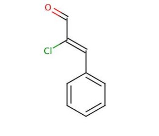 &alpha;-Chlorocinnamaldehyde (CAS 18365-42-9) - chemical structure image