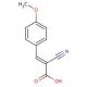 α-Cyano-4-methoxycinnamic acid (CAS 1519-55-7) - chemical structure image