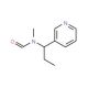α-Ethyl-N-formyl-N-methylpyridinemethaneamine (CAS 887355-12-6) - chemical structure image