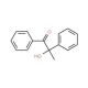 α-Hydroxy-α-methylbenzyl phenyl ketone (CAS 5623-26-7) - chemical structure image