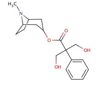 &alpha;-Hydroxymethyl Atropine - chemical structure image