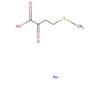 &alpha;-Keto-&gamma;-(methylthio)butyric acid sodium salt (CAS 51828-97-8) - chemical structure image