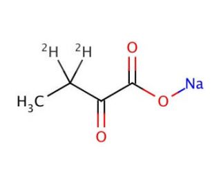 &alpha;-Ketobutyric Acid-d2 Sodium Salt (CAS 1007476-82-5) - chemical structure image