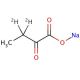 α-Ketobutyric Acid-d2 Sodium Salt (CAS 1007476-82-5) - chemical structure image