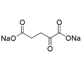 &alpha;-Ketoglutaric acid disodium salt anhydrous (CAS 17091-15-5) - chemical structure image