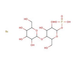 &alpha;-Lactose 1-phosphate barium salt (CAS 103404-65-5) - chemical structure image