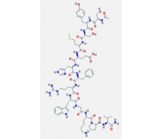&alpha;-Melanocyte stimulating hormone (CAS 581-05-5) - chemical structure image