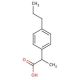 α-Methyl-4-propylphenylacetic Acid (CAS 3585-47-5) - chemical structure image