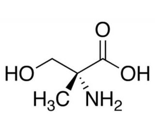 &alpha;-Methyl-D-serine (CAS 81132-44-7) - chemical structure image