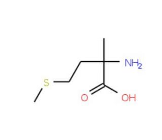 &alpha;-Methyl-DL-Methionine (CAS 2749-07-7) - chemical structure image