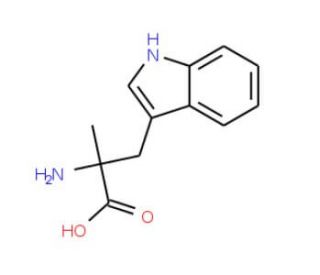 alpha-Methyl-DL-tryptophan (CAS 153-91-3) - chemical structure image