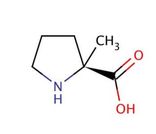 &alpha;-Methyl-L-proline (CAS 42856-71-3) - chemical structure image