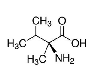 &alpha;-Methyl-L-valine (CAS 53940-83-3) - chemical structure image