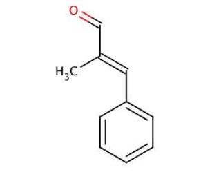 &alpha;-Methyl-trans-cinnamaldehyde (CAS 101-39-3) - chemical structure image
