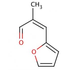 &alpha;-Methylfurylacrolein - chemical structure image