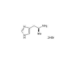 (&plus;)-&alpha;-Methylhistamine dihydrobromide (CAS 75614-93-6) - chemical structure image