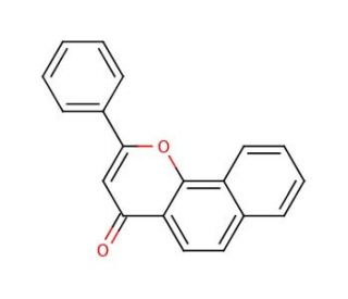 &alpha;-Naphthoflavone (CAS 604-59-1) - chemical structure image