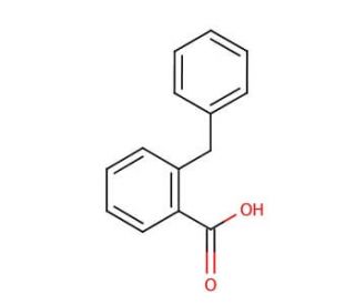 &alpha;-Phenyl-o-toluic acid (CAS 612-35-1) - chemical structure image