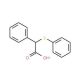 α-(Phenylthio)phenylacetic acid (CAS 10490-07-0) - chemical structure image