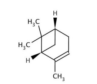 &alpha;-Pinene (CAS 80-56-8) - chemical structure image