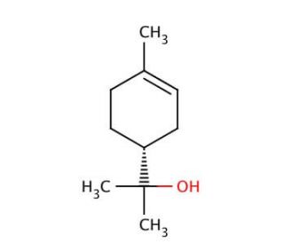 (&plus;)-&alpha;-Terpineol (CAS 7785-53-7) - chemical structure image