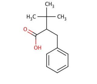 &alpha;-(tert-Butyl)hydrocinnamic acid (CAS 53483-12-8) - chemical structure image