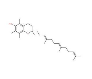 &alpha;-Tocotrienol (CAS 58864-81-6) - chemical structure image