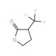 alpha-(Trifluoromethyl)-gamma-butyrolactone (CAS 174744-18-4) - chemical structure image