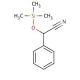 α-(Trimethylsilyloxy)phenylacetonitrile (CAS 25438-37-3) - chemical structure image