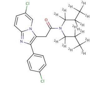 Alpidem-d14 - chemical structure image