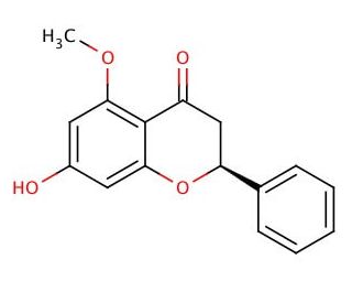 Alpinetin - chemical structure image