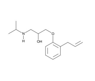 Alprenolol (CAS 13655-52-2) - chemical structure image