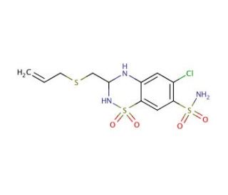 Althiazide (CAS 5588-16-9) - chemical structure image