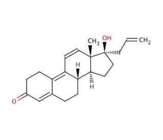 Altrenogest (CAS 850-52-2) - chemical structure image