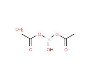 Aluminum acetate, basic hydrate (CAS 142-03-0) - chemical structure image