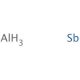 Aluminum antimonide (CAS 25152-52-7) - chemical structure image